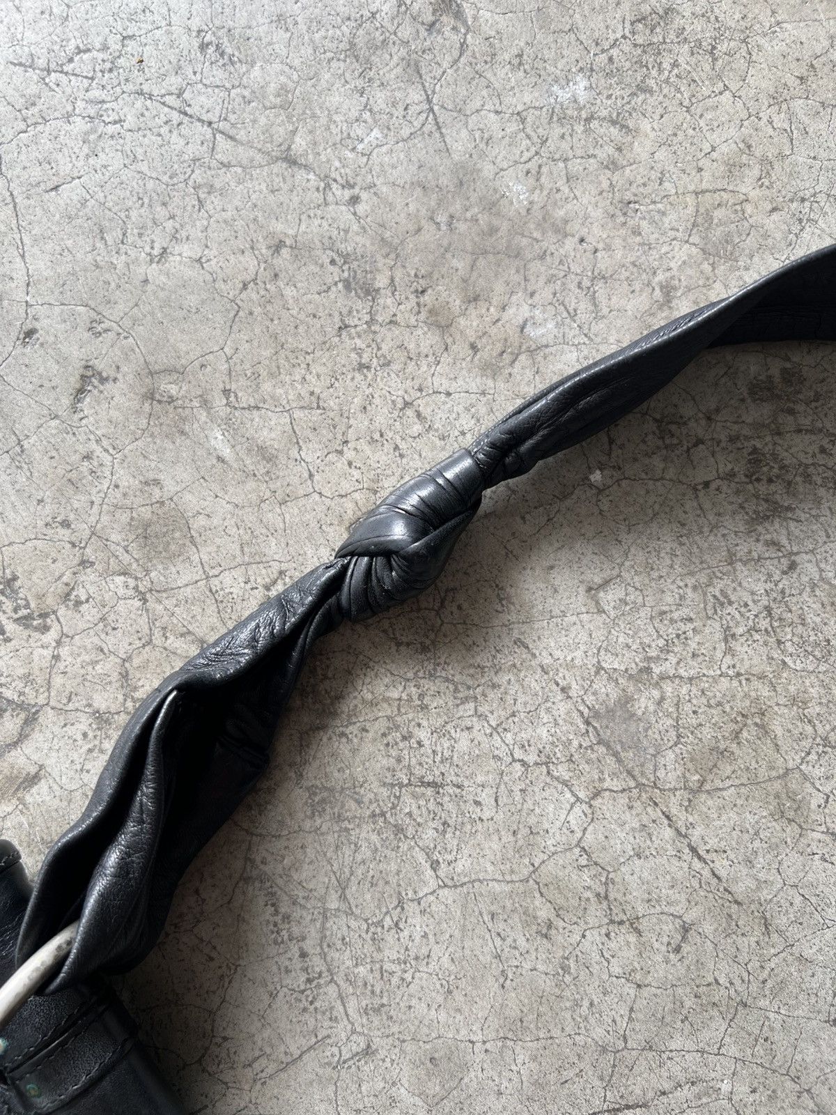 Dries Van Noten Archive Dries Van Noten - Knot Leather Shoulder Bag Size ONE SIZE - 4 Thumbnail