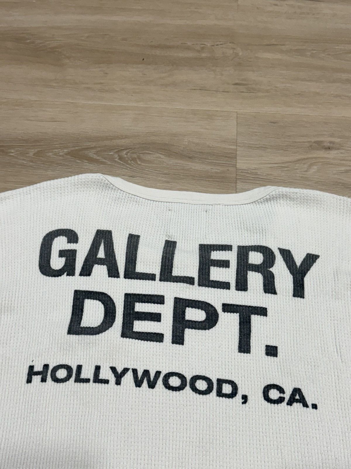 Gallery Dept. Gallery Dept Long Sleeve Thermal Shirt Size US XXL / EU 58 / 5 - 2 Thumbnail