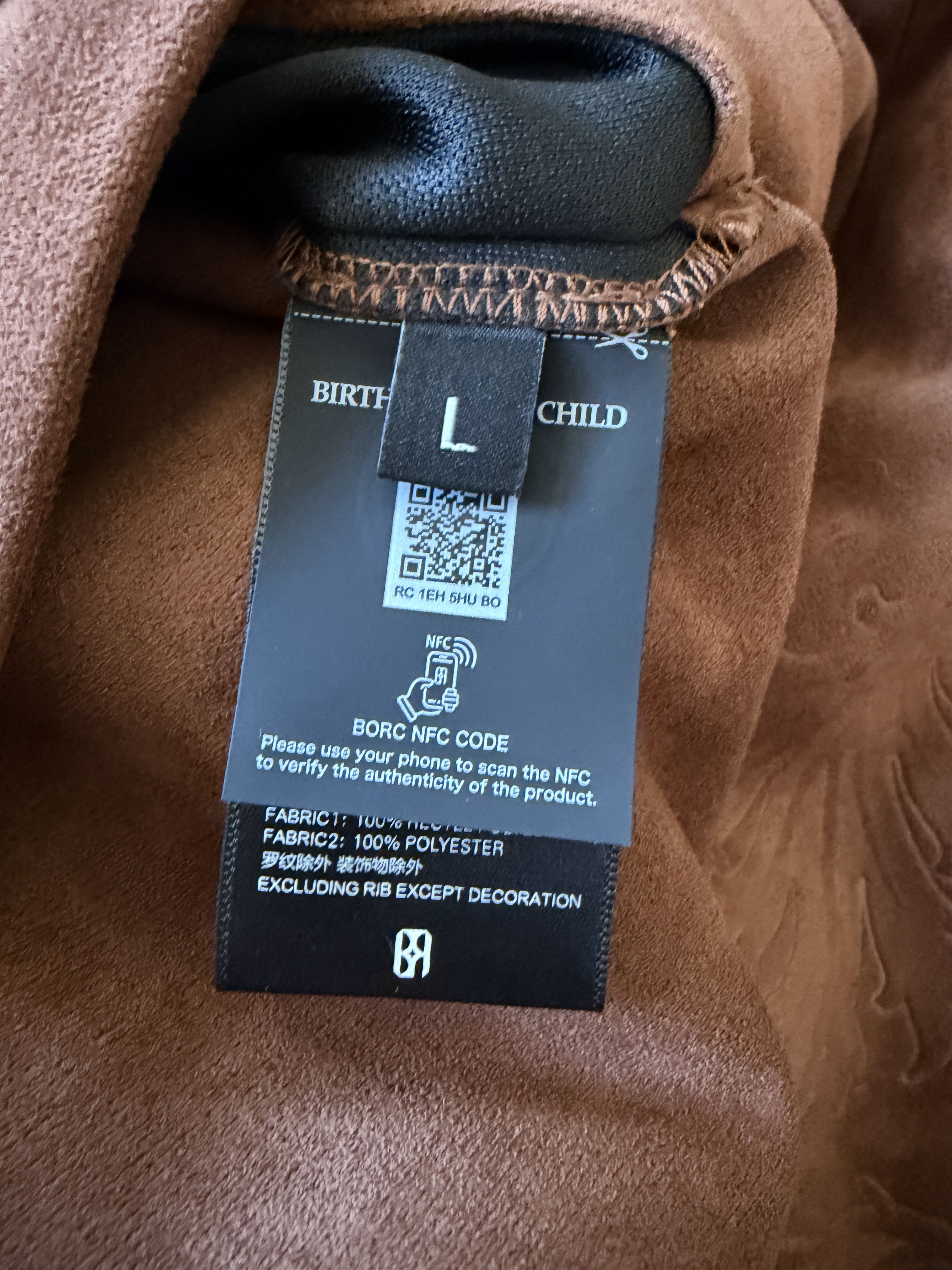 Birth of Royal Child Carved Leather Fur Reversible Jacket Size US L / EU 52-54 / 3 - 9 Thumbnail