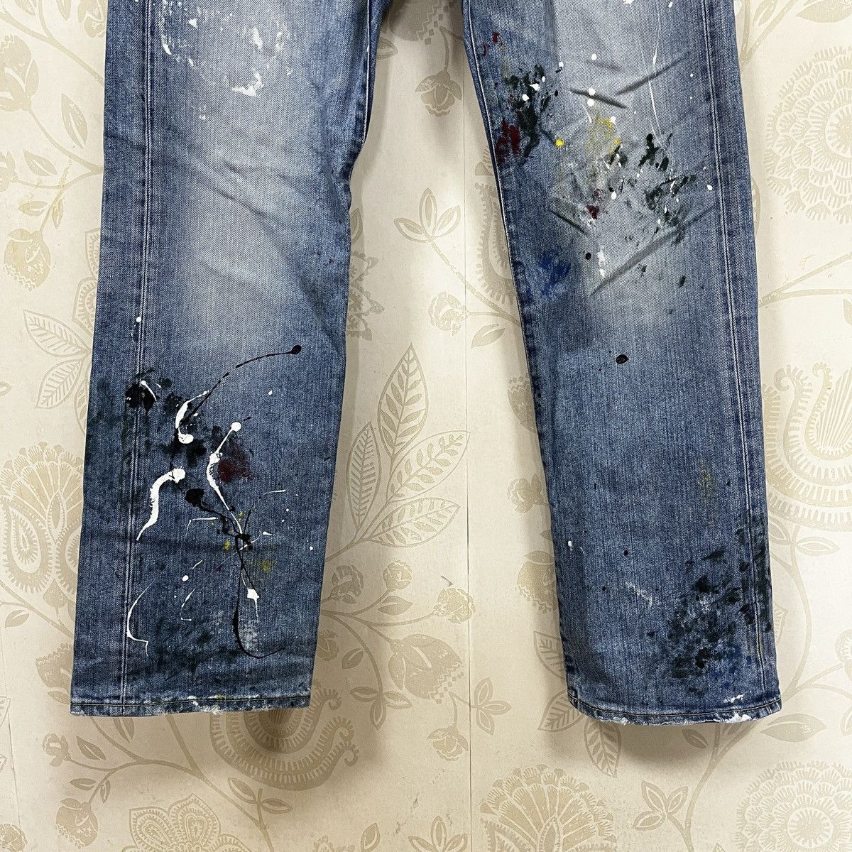 If Six Was Nine Painters Arts Soul Of Freedom Denim Japan Jeans Size US 30 / EU 46 - 9 Thumbnail
