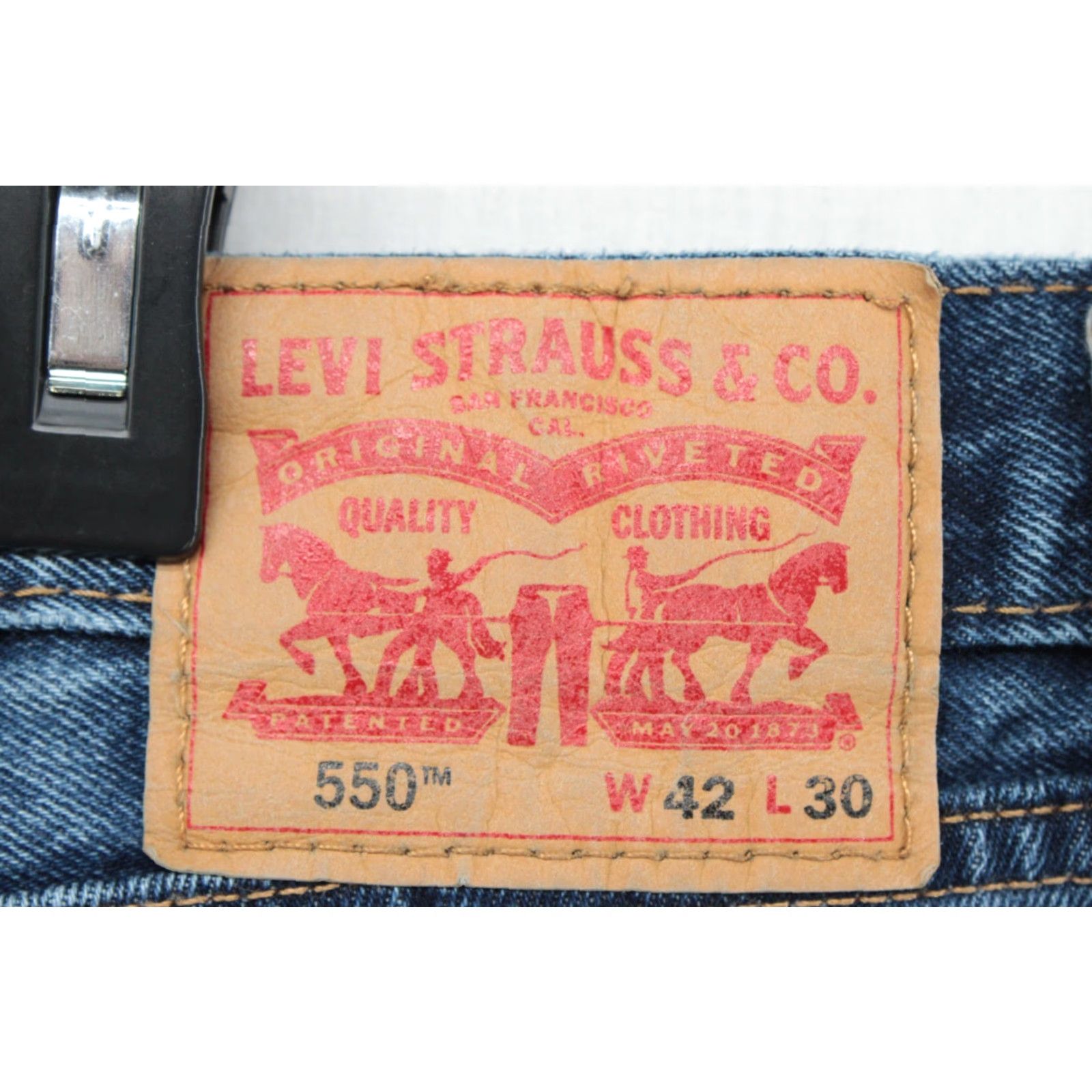 Levi's Levi’s Jeans 550 Men’s 42 Blue Straight Leg Relaxed High Rise Rance Work Wear Vintage: No Size US 42 / EU 58 - 7 Thumbnail