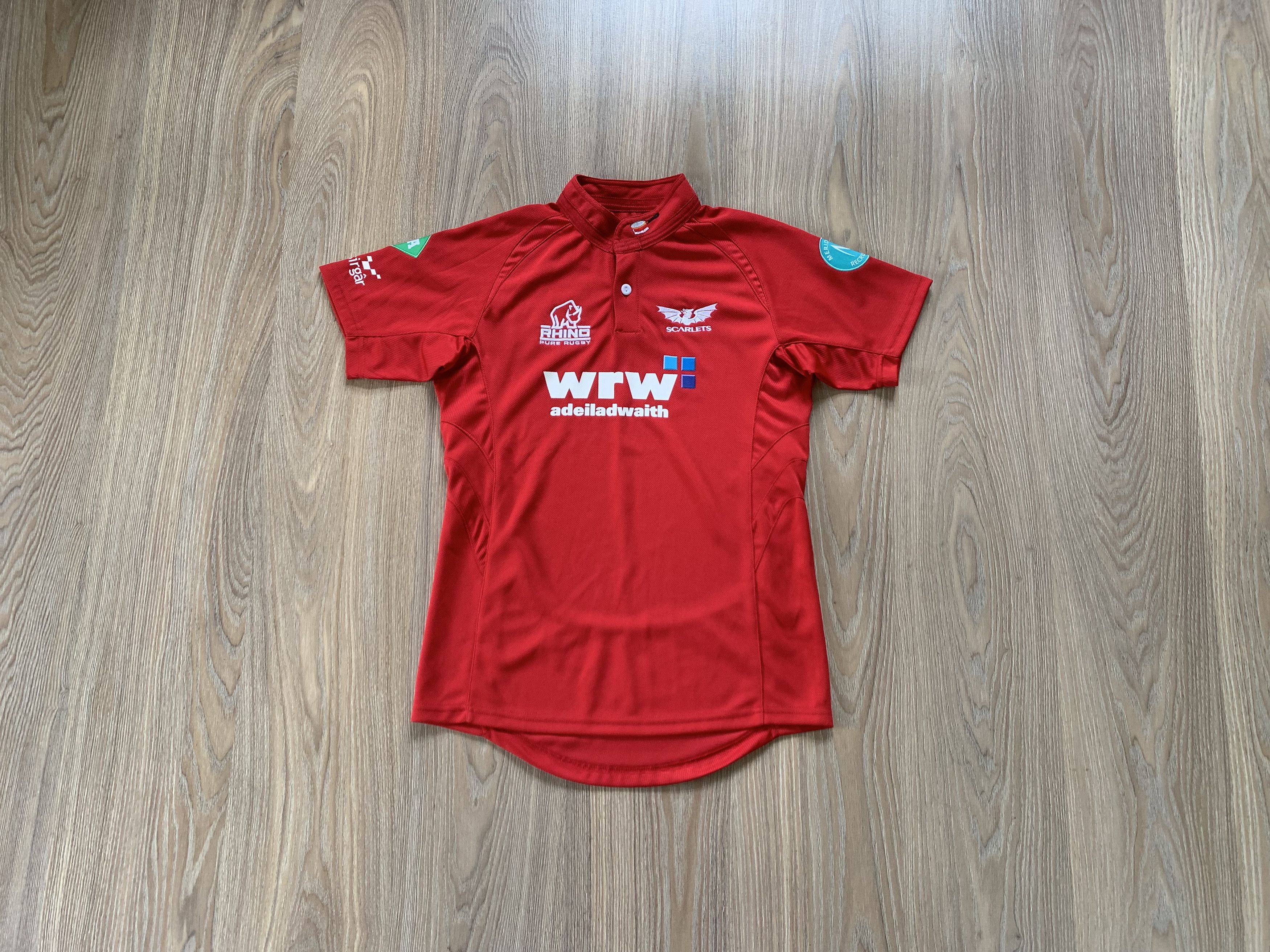 Vintage White Rhino Scarlets Kids Vintage Rugby Jersey Size US XXS / EU 40 - 12 Thumbnail