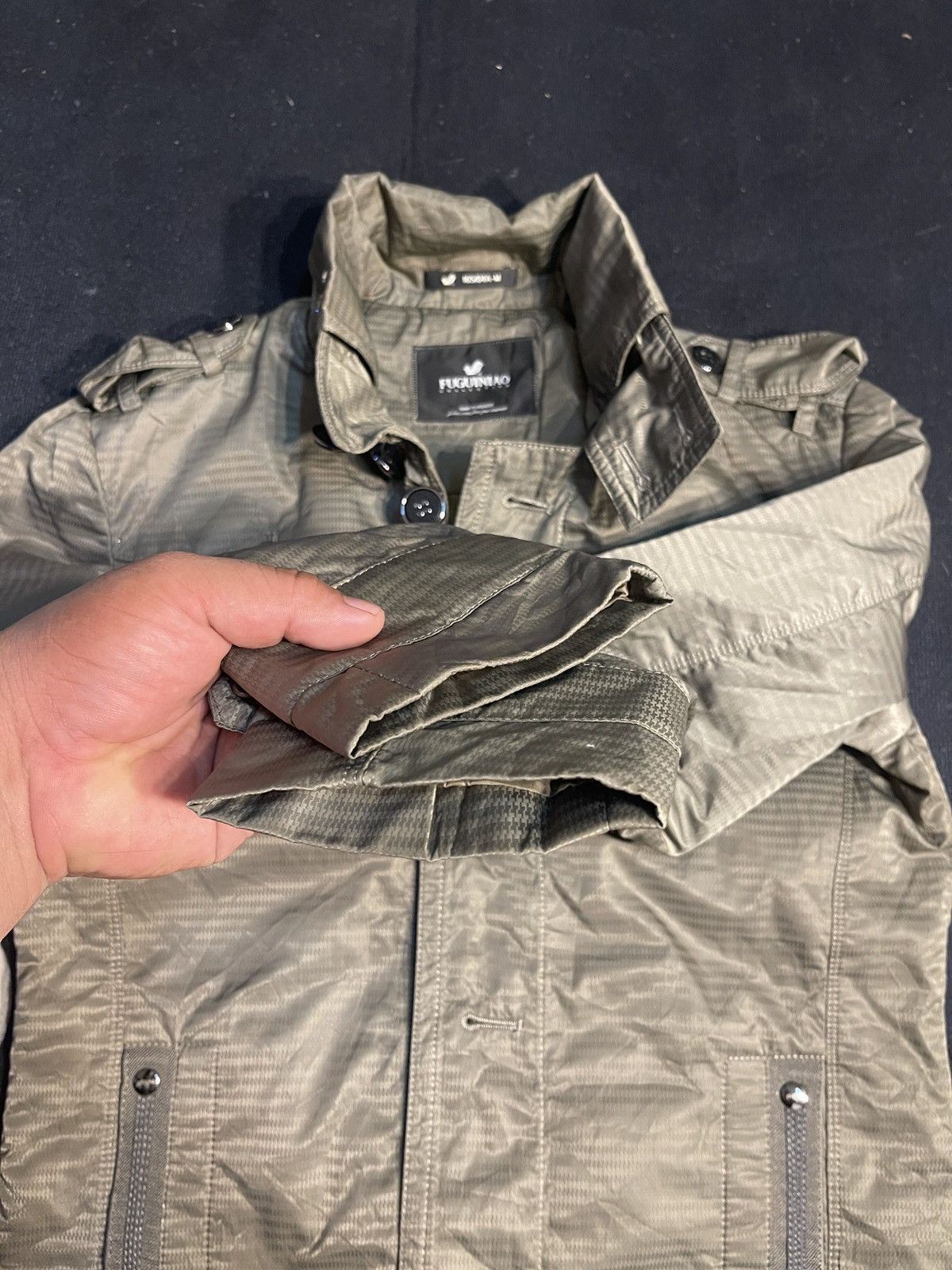 Japanese Brand × Vintage FUGUINIAO FULLZIPPER AND BUTTON JACKET Size US M / EU 48-50 / 2 - 7 Thumbnail