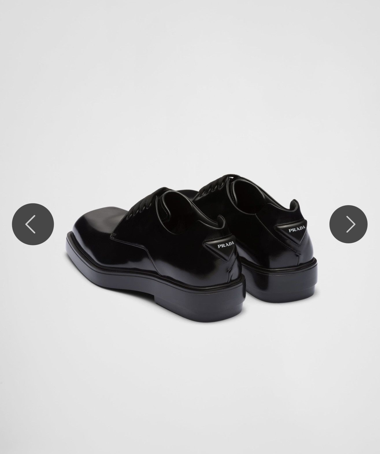 Prada Brushed Leather Derby Size US 6.5 / EU 39-40 - 11 Thumbnail
