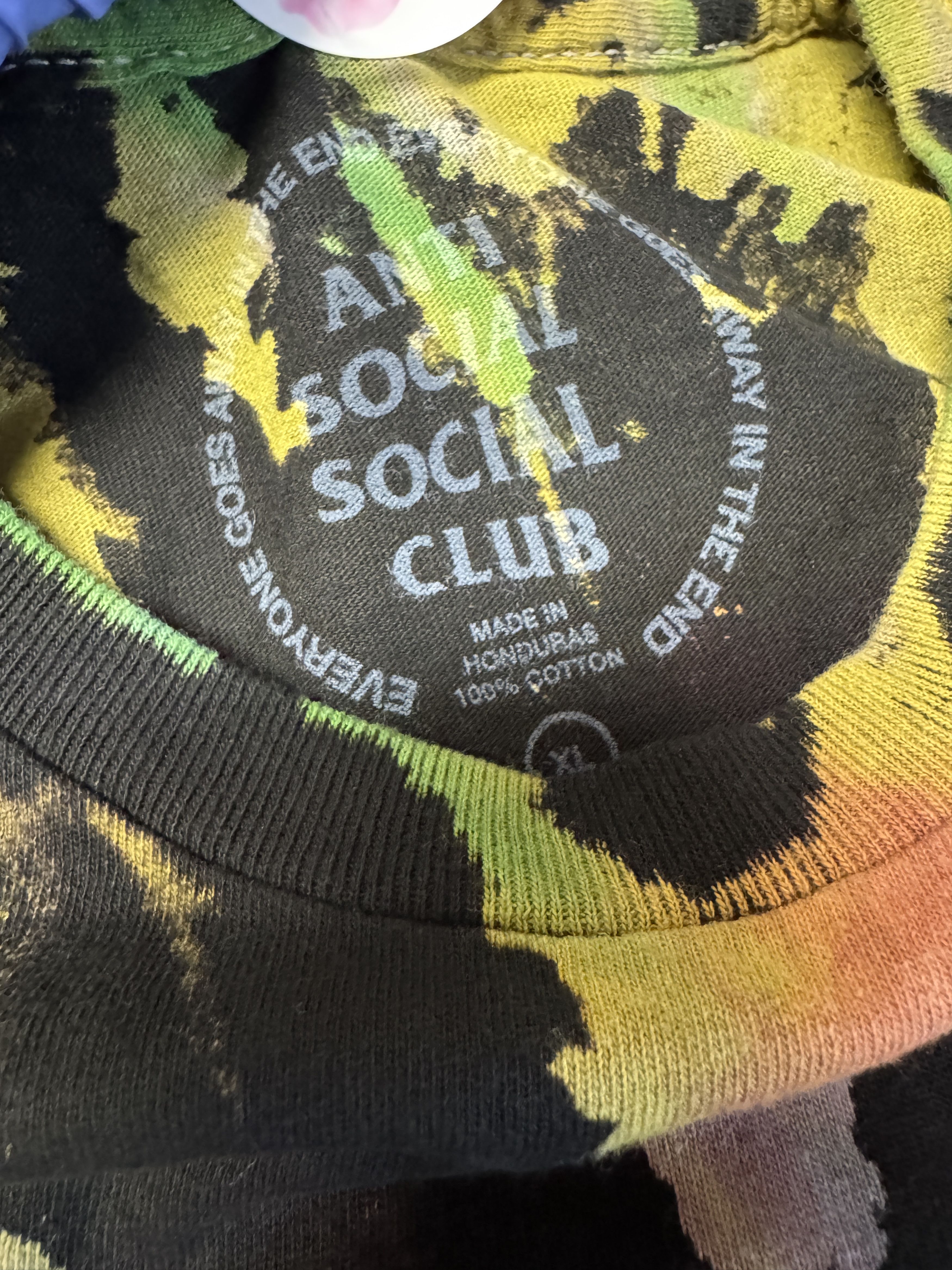 Anti Social Social Club Anti Social Social Club Crawling Tie-Dye Tee Size US XL / EU 56 / 4 - 2 Thumbnail