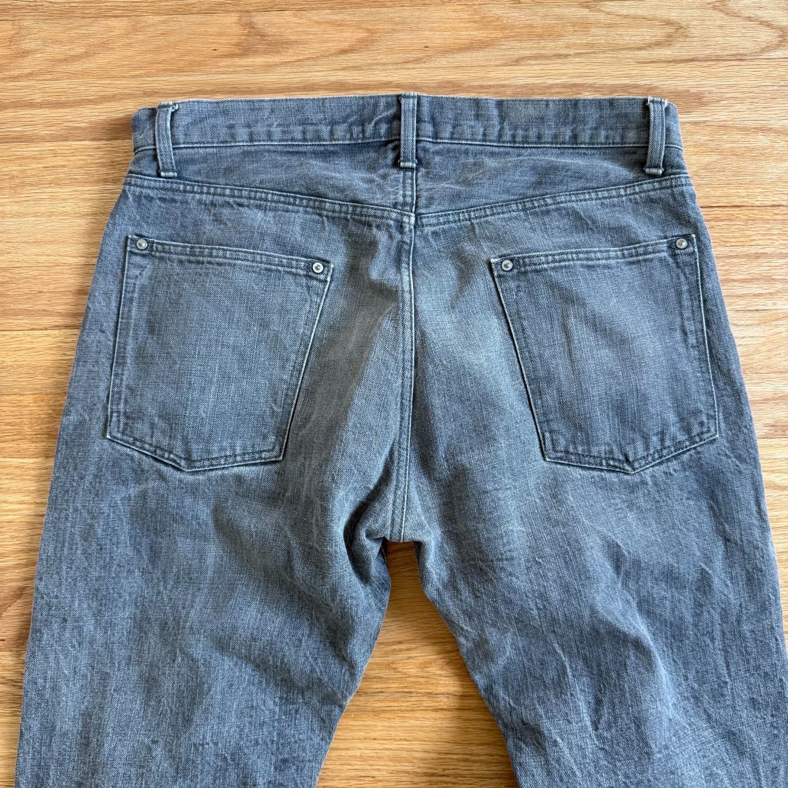 Nom De Guerre Nom De Guerre Japan CFJW09-5 Grey Denim 36/34 Size US 36 / EU 52 - 2 Thumbnail