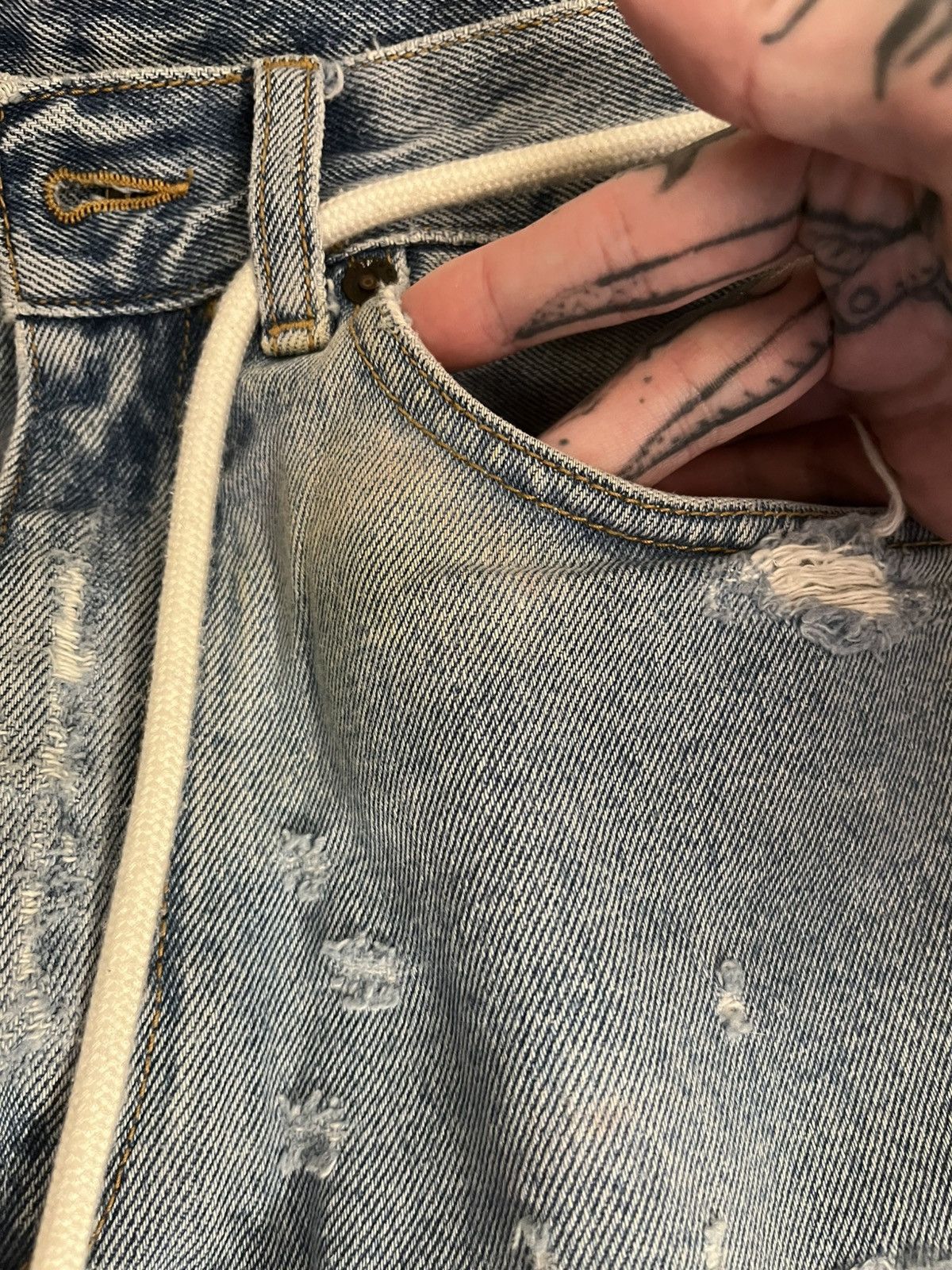Ev Bravado Ev bravado rhinestone embroidered denim Size US 30 / EU 46 - 7 Thumbnail