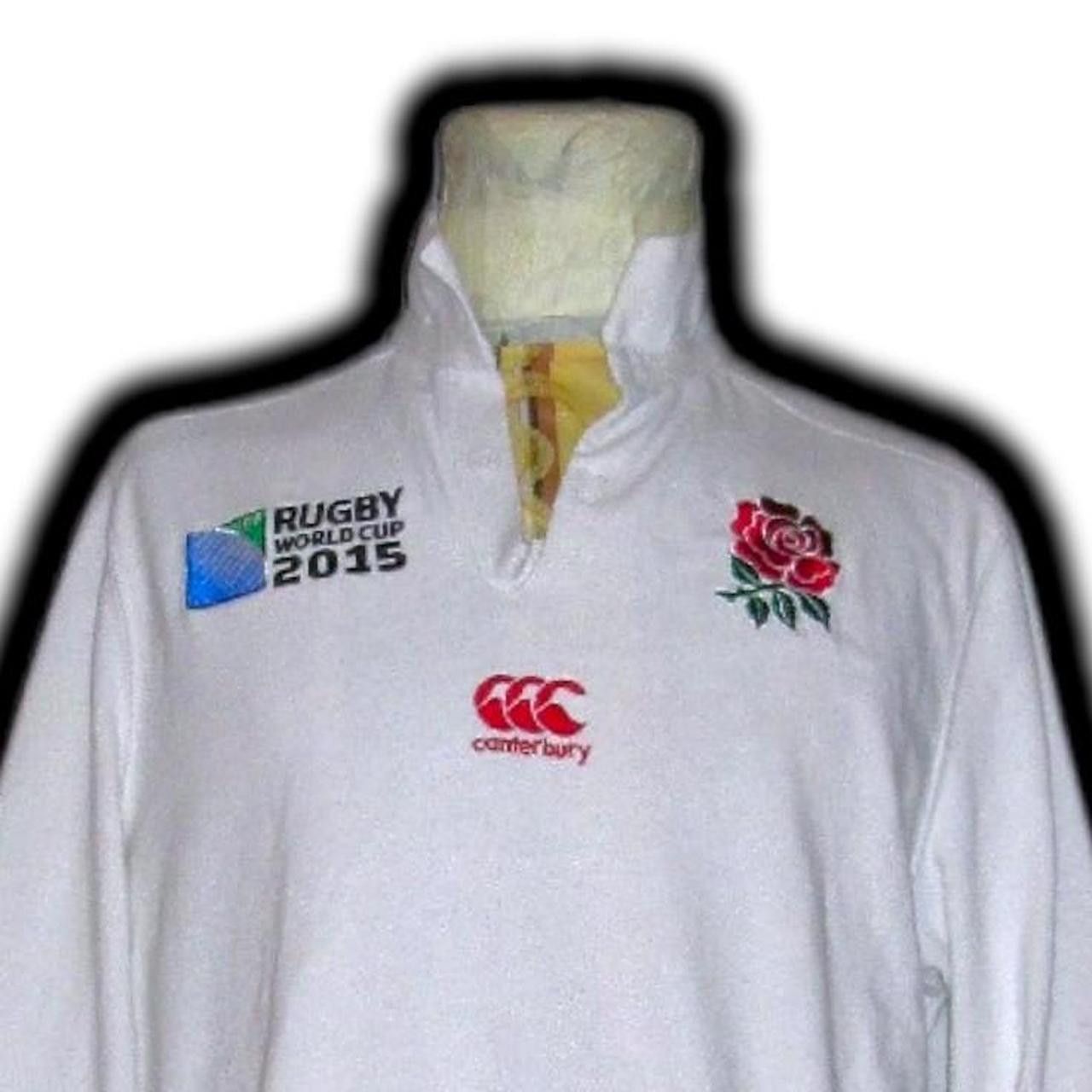 Canterbury of New Zealand England 2015 Rugby World Cup 15 Shirt Jersey Sweatshirt Size US M / EU 48-50 / 2 - 1 Thumbnail