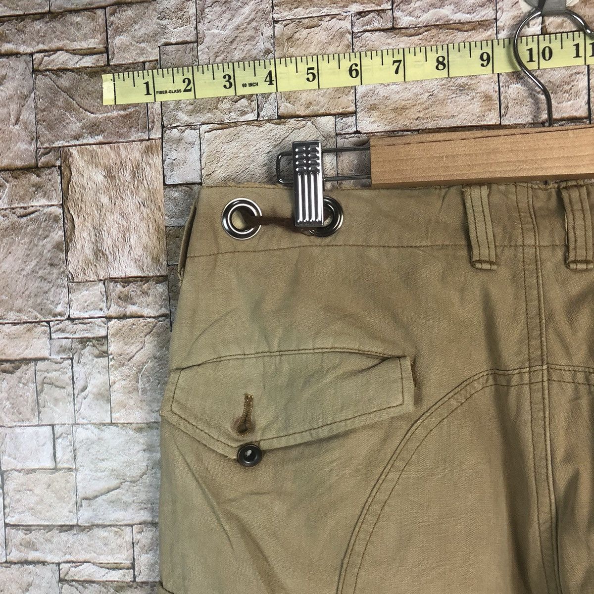 Japanese Brand CnCv Brown Cargo utility tactical Multipocket Pants #A747 Size US 31 - 19 Thumbnail