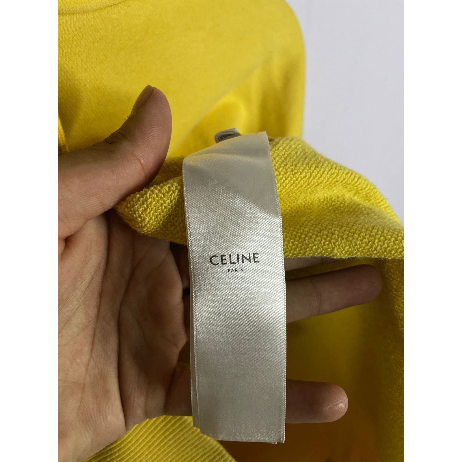 Celine Celine Core Logo Studded Yellow Hoodie Size US S / EU 44-46 / 1 - 3 Thumbnail