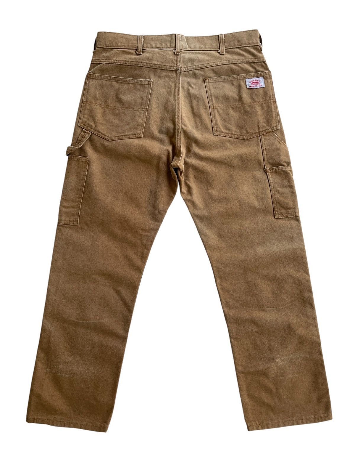 Vintage LOT 2202 Round House Double Knee Carpenter Work Pants Size US 34 / EU 50 - 3 Thumbnail