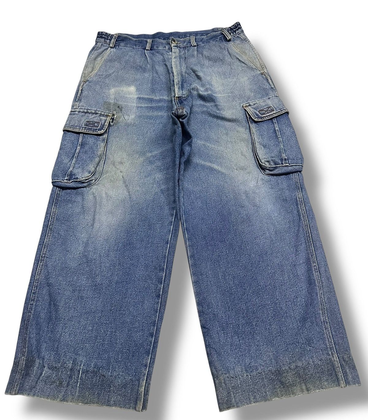 Japanese Brand Vintage Japanese Baggy Loose Style Jeans With Faded Wash Size US 33 - 1 Thumbnail