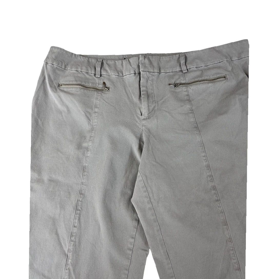 Vintage INC International Concepts Pants Women 24W Gray Capri 21" Inseam Size 42" / US 20 - 4 Thumbnail