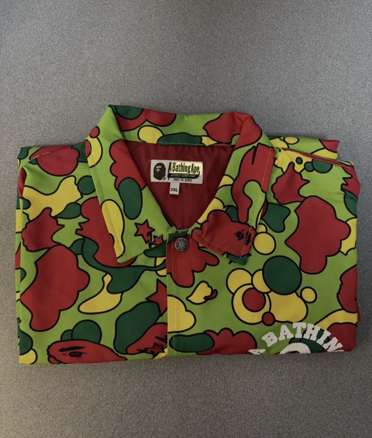 Bape Bape sta camo coaches jacket Size US XXL / EU 58 / 5 - 2 Thumbnail