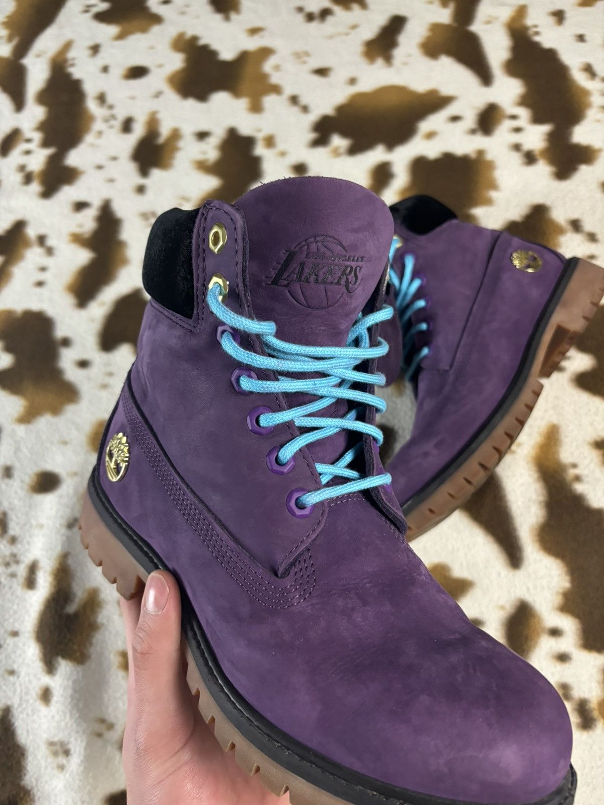 NBA × Timberland Timberland x NBA x Lakers 7inch Boots 26 cm 8 Us 42 Eu Size US 8 / EU 41 - 2 Thumbnail