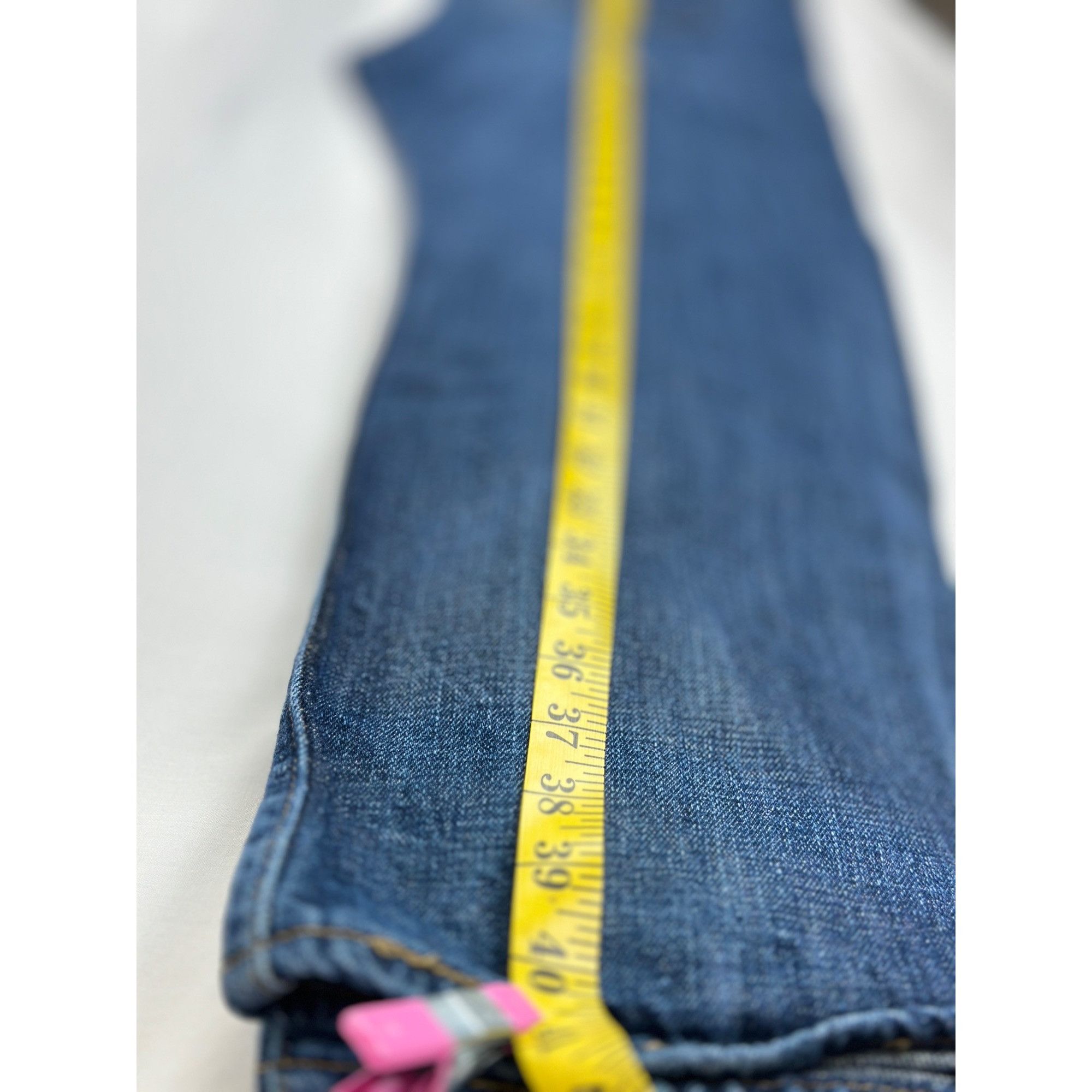 Levi's Levis 501 Jeans Mens W34 L32 Original Blue Denim Straight Fi Size US 34 / EU 50 - 17 Thumbnail