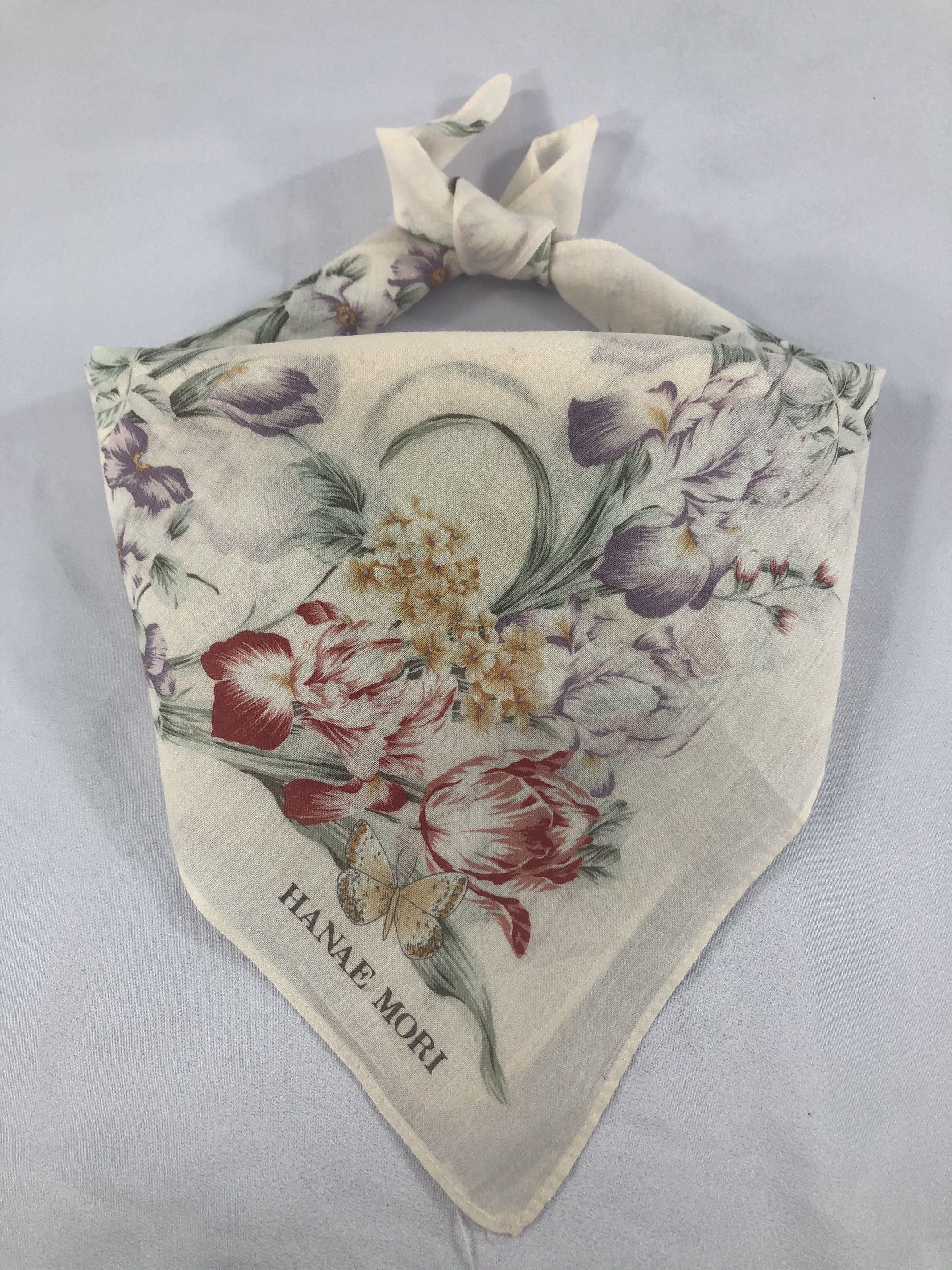 Hanae Mori × Japanese Brand × Vintage Hanae Mori Handkerchief / Bandana / Neckerchief Size ONE SIZE - 2 Thumbnail