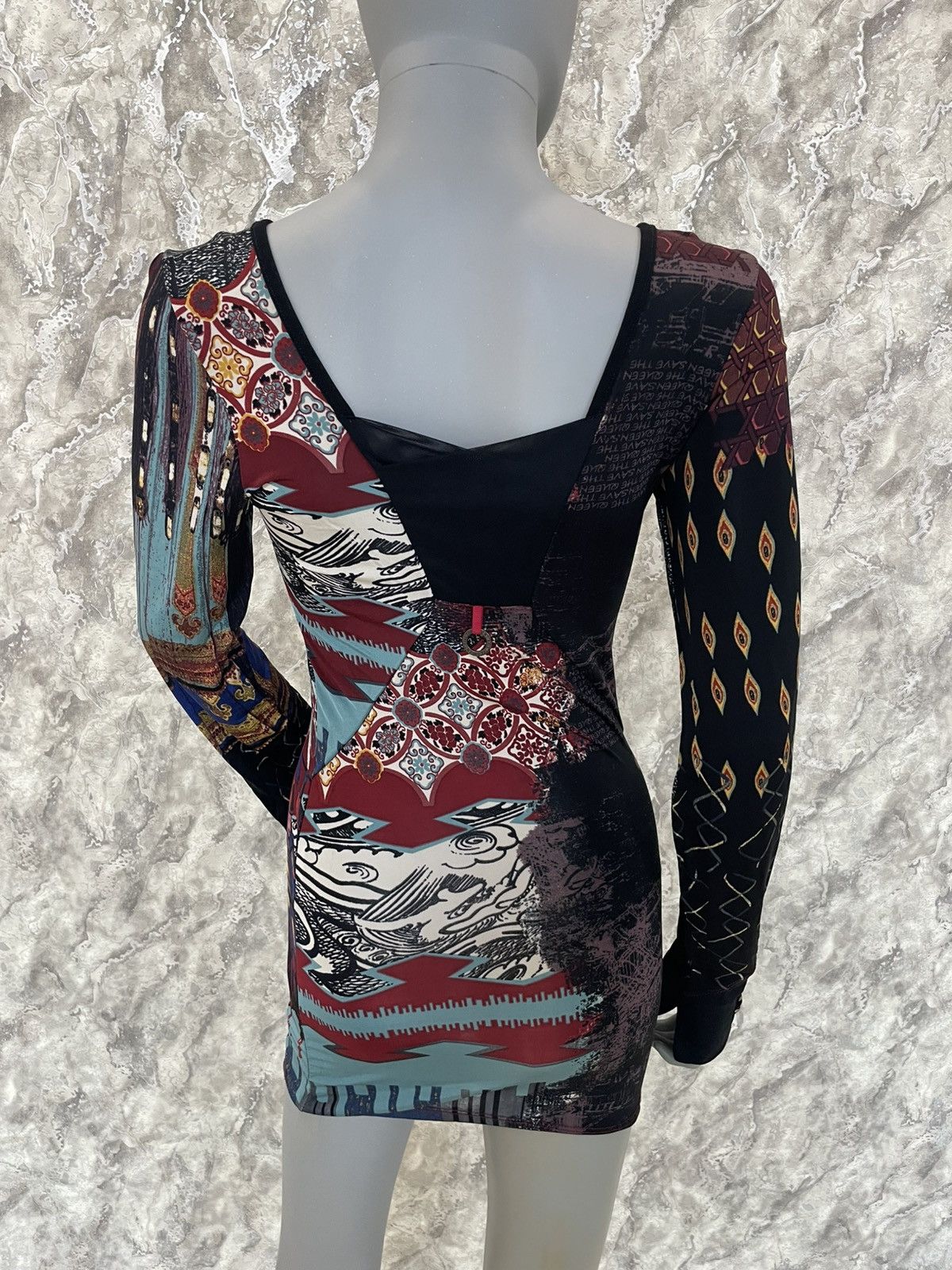 Japanese Brand × Vintage Save The Queen Women's Mesh Y2K Top Medieval Battle Print S Size S / US 4 / IT 40 - 8 Thumbnail
