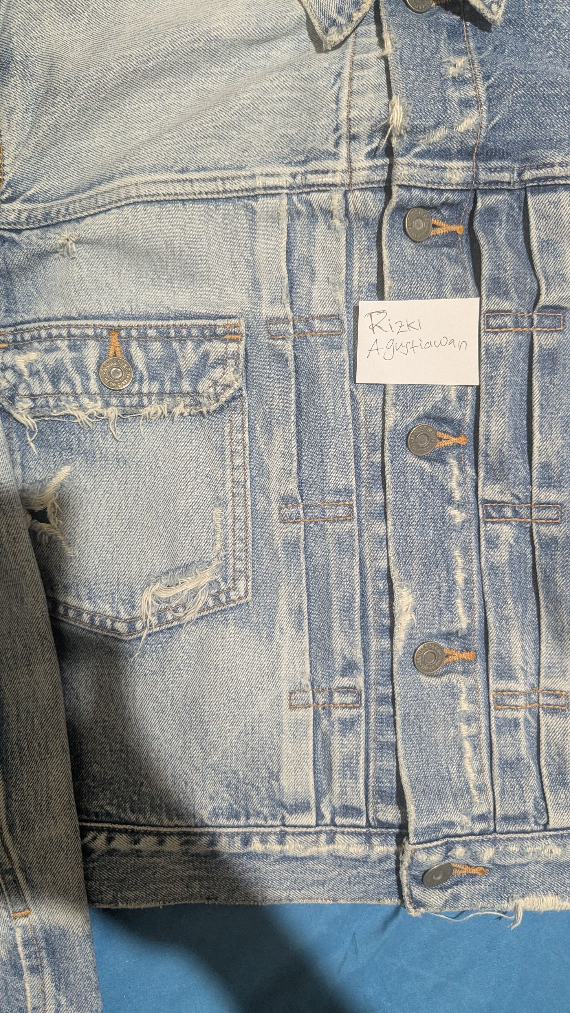 MOUSSY Moussy Faded Denim Jacket Type 2 Size M / US 6-8 / IT 42-44 - 2 Thumbnail