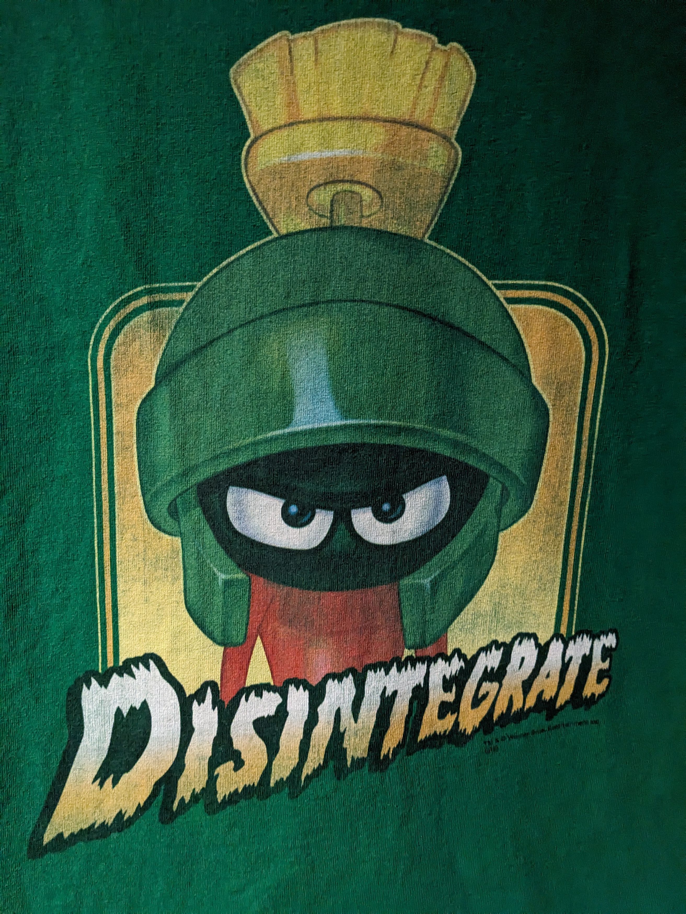 Cartoon Network × Vintage Vintage 2012 Looney Tunes Marvin the Martian Cartoon T-Shirt Size US M / EU 48-50 / 2 - 2 Thumbnail