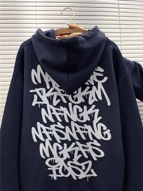 VIBE Hip Hop Love Print Thickened Loose XXL Hooded Sweatshirt Size US XXL / EU 58 / 5 - 2 Thumbnail