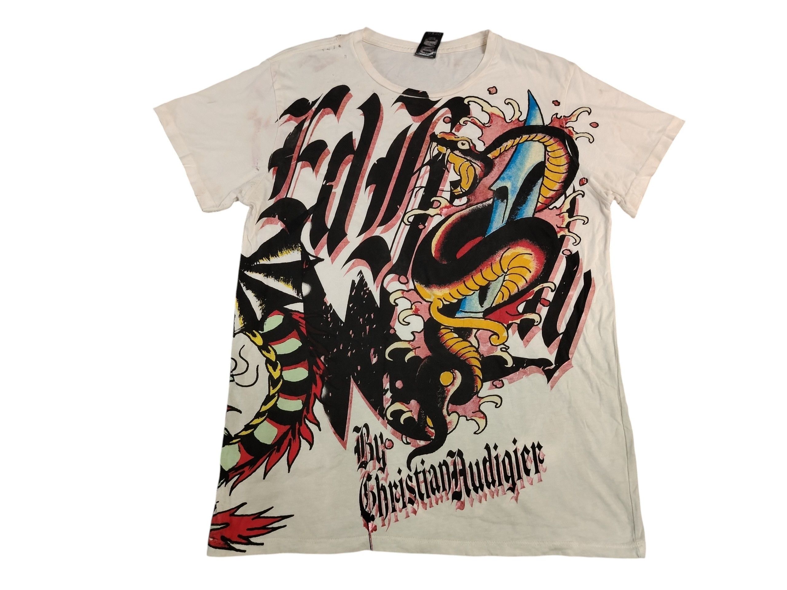 Ed Hardy Ed Hardy by Christian Audigier T-shirt vtg Y2k Size US M / EU 48-50 / 2 - 1 Thumbnail