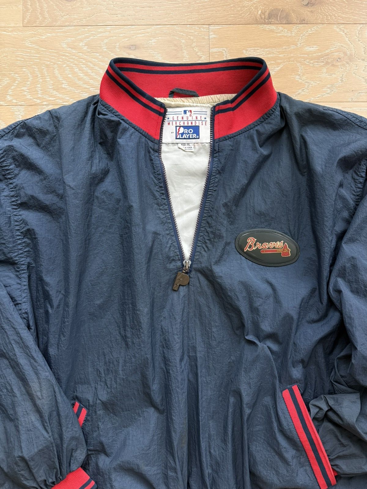 Pro Player Vintage Atlanta Braves MLB pullover Size US XL / EU 56 / 4 - 2 Thumbnail