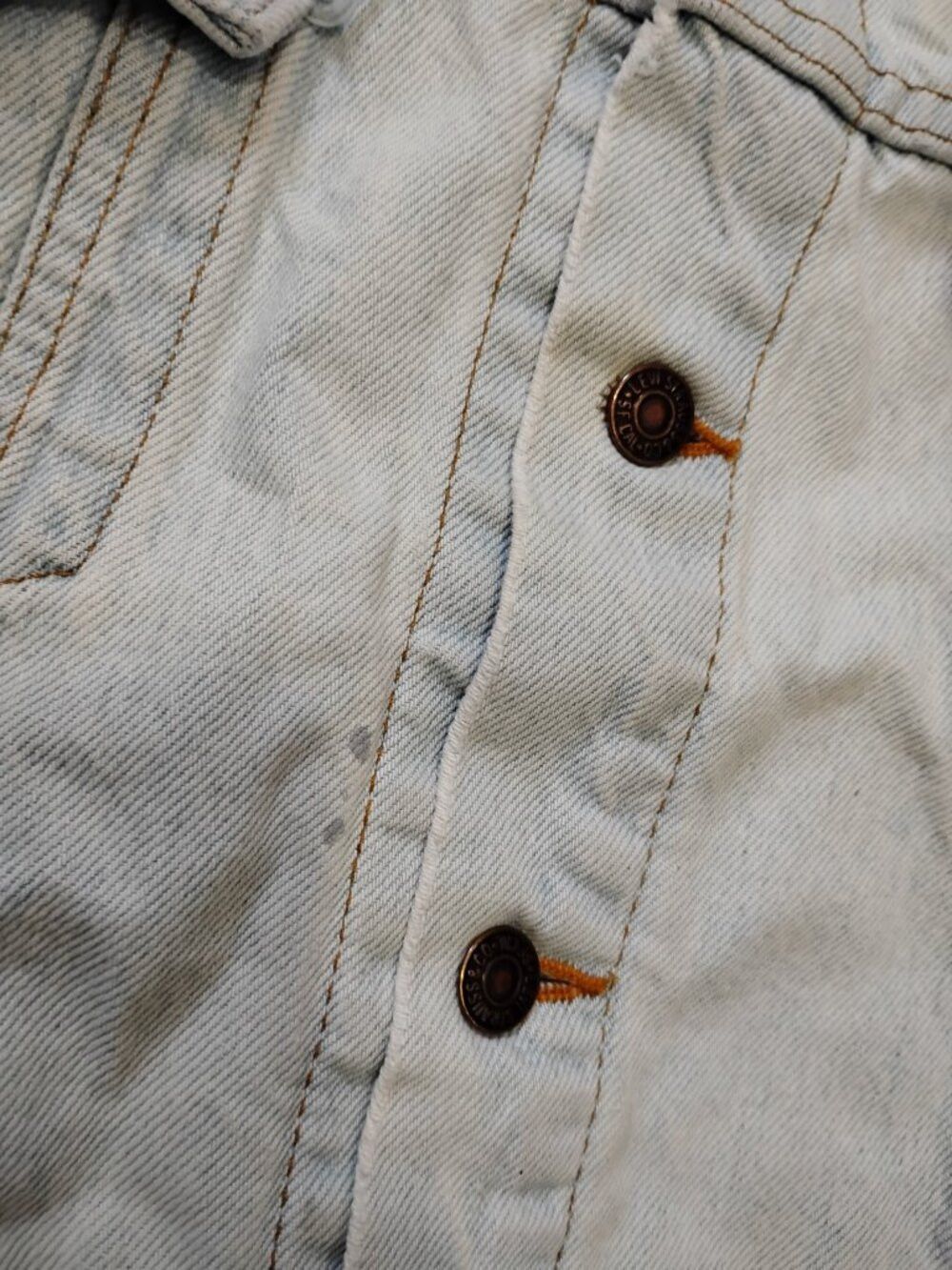 Levi's Vintage Clothing Vintage Levi's Denim Jean Jacket Corduroy Collar Size US XL / EU 56 / 4 - 3 Thumbnail