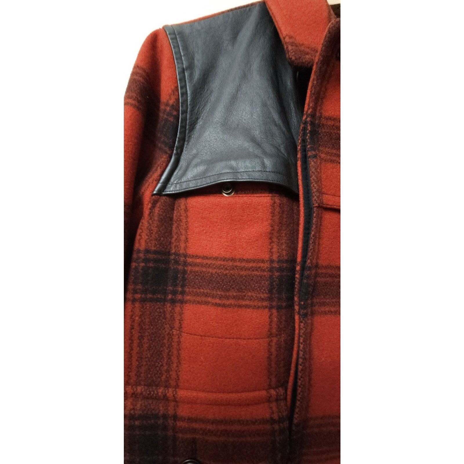 Polo Ralph Lauren Polo Ralph Lauren Rugby Check Tartan Plaid Wool leather Size US XS / EU 42 / 0 - 3 Thumbnail