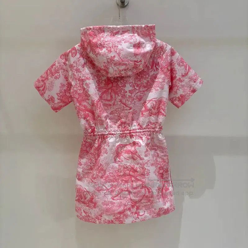 Dior Dior Pink Short Sleeve Cotton Dress . Size S / US 4 / IT 40 - 1 Thumbnail
