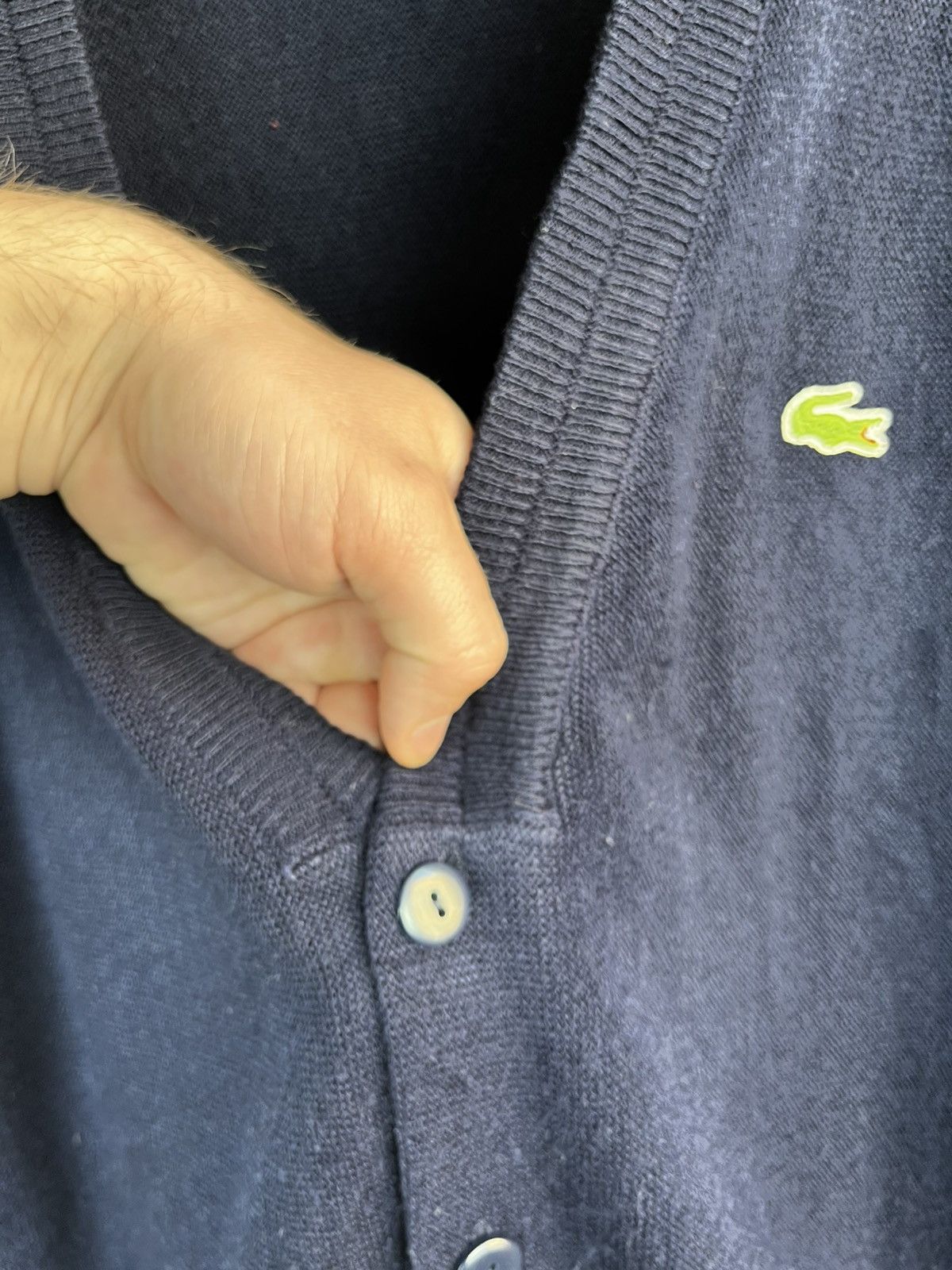 Lacoste × Vintage Lacoste cardigan vintage Size US L / EU 52-54 / 3 - 5 Thumbnail