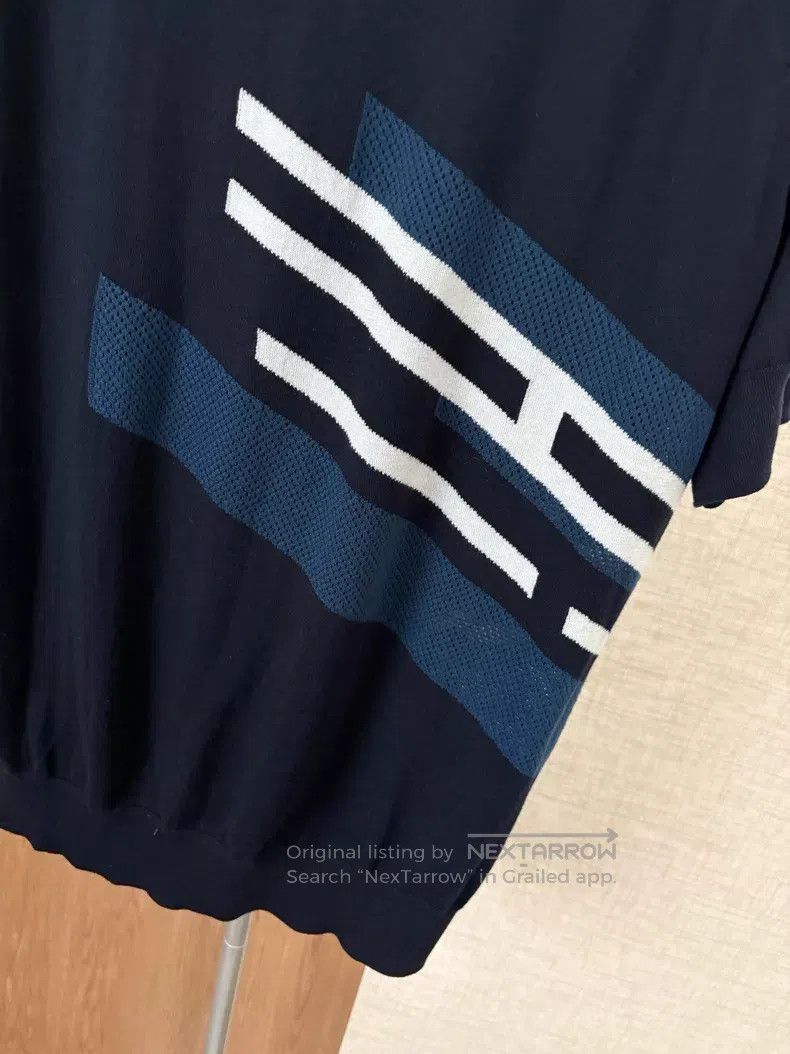Hermes Hermes Short Sleeve Knit T-Shirt Size US XXL / EU 58 / 5 - 8 Thumbnail