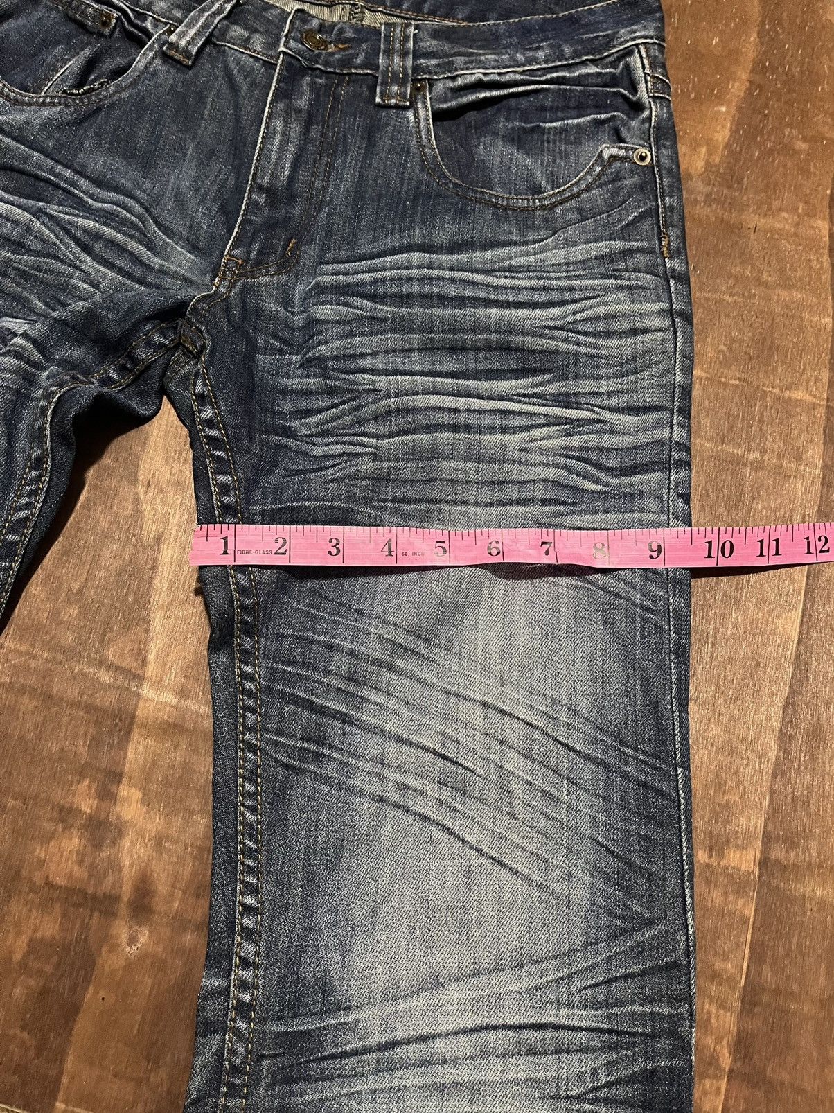 Japanese Brand Y2k japanese brand distressed clawmark jeans Size US 31 - 7 Thumbnail