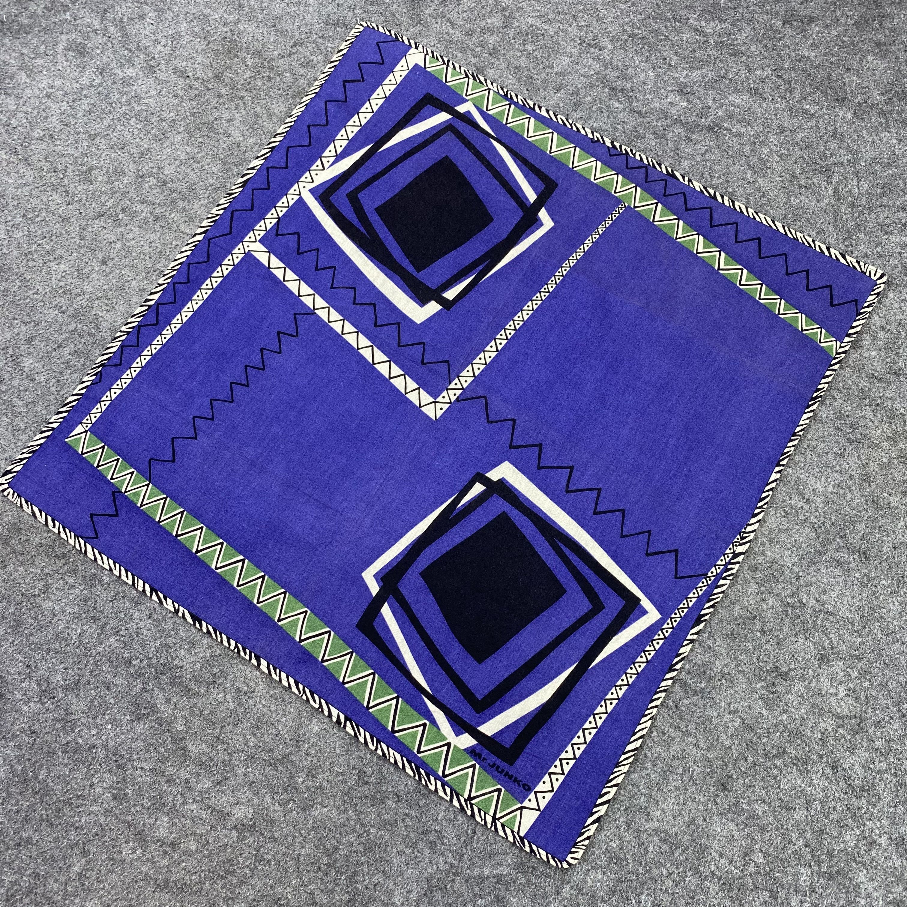 Japanese Brand Mr. Junko Handkerchief / Bandana / Neckerchief -B771 Size ONE SIZE - 4 Thumbnail