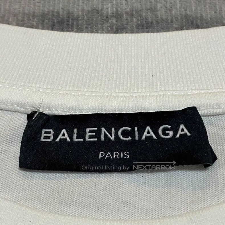Balenciaga Balenciaga Buckle Short-Sleeve T-Shirt Size US S / EU 44-46 / 1 - 4 Thumbnail
