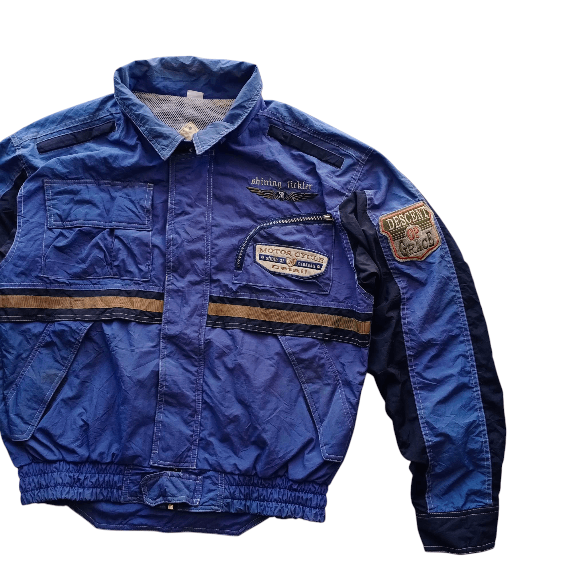 Japanese Brand × Yamaha Vintage Yamaha Shining Tickler Motorcycle Jacket Honda Bell Size US L / EU 52-54 / 3 - 1 Thumbnail