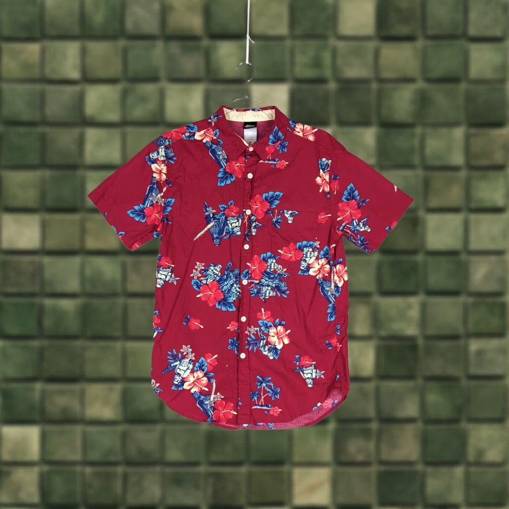 Star Wars Star Wars Hawaiian Shirt Mens Small Red Button Up Tropical Darth Vader Floral Size US S / EU 44-46 / 1 - 1 Thumbnail