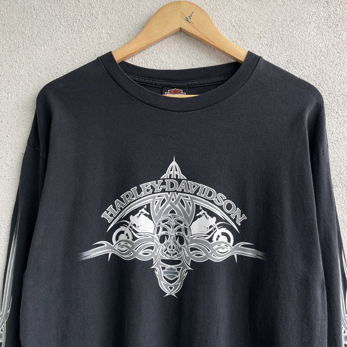 Harley Davidson Vintage Harley Davidson Tribal Tee Shirt Size US L / EU 52-54 / 3 - 3 Thumbnail
