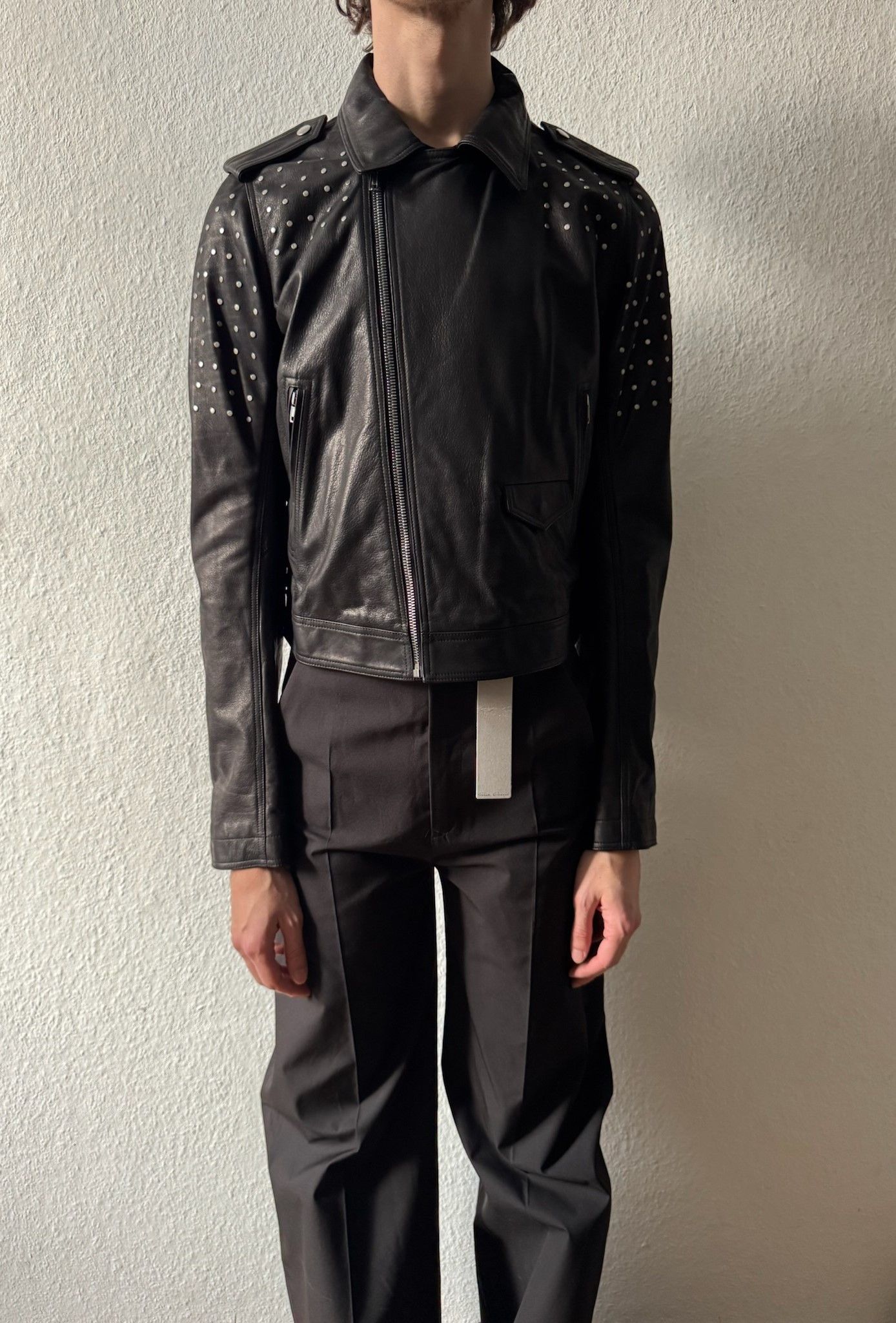 Rick Owens SS19 "BABEL" Studded Stooges LCW Leather Jacket Rick Owens Size US L / EU 52-54 / 3 - 24 Thumbnail