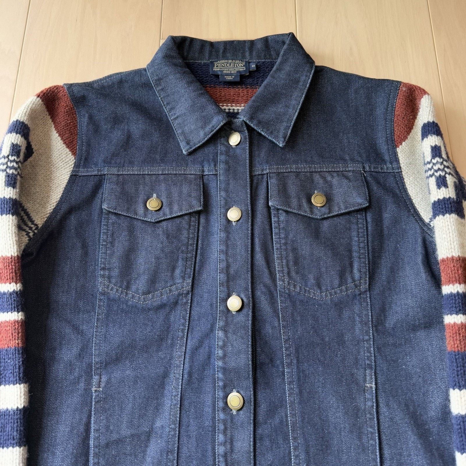 Pendleton Pendleton Athena Lambswool Sweater Jacket Women's M Size M / US 6-8 / IT 42-44 - 3 Thumbnail