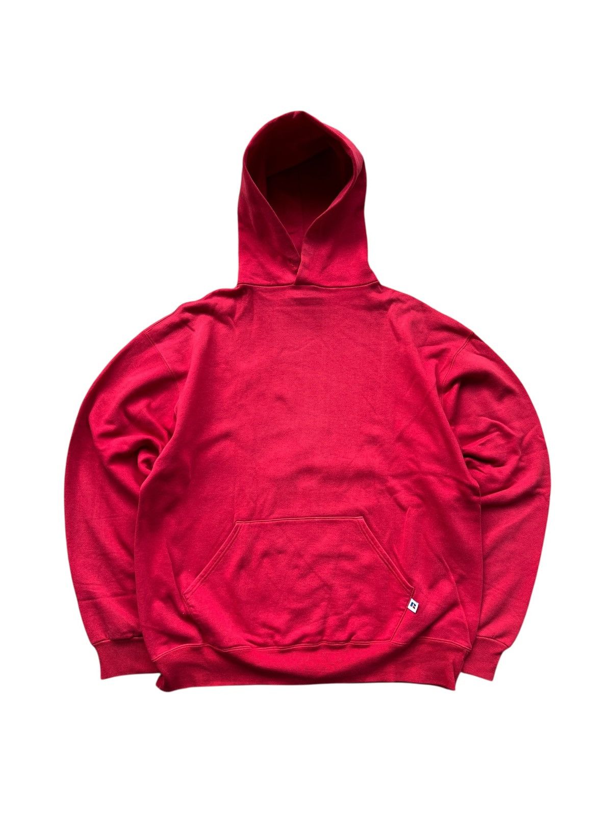 Russell Athletic 1990s Russell Athletic Red Blank Hoodie Size US XL / EU 56 / 4 - 1 Thumbnail