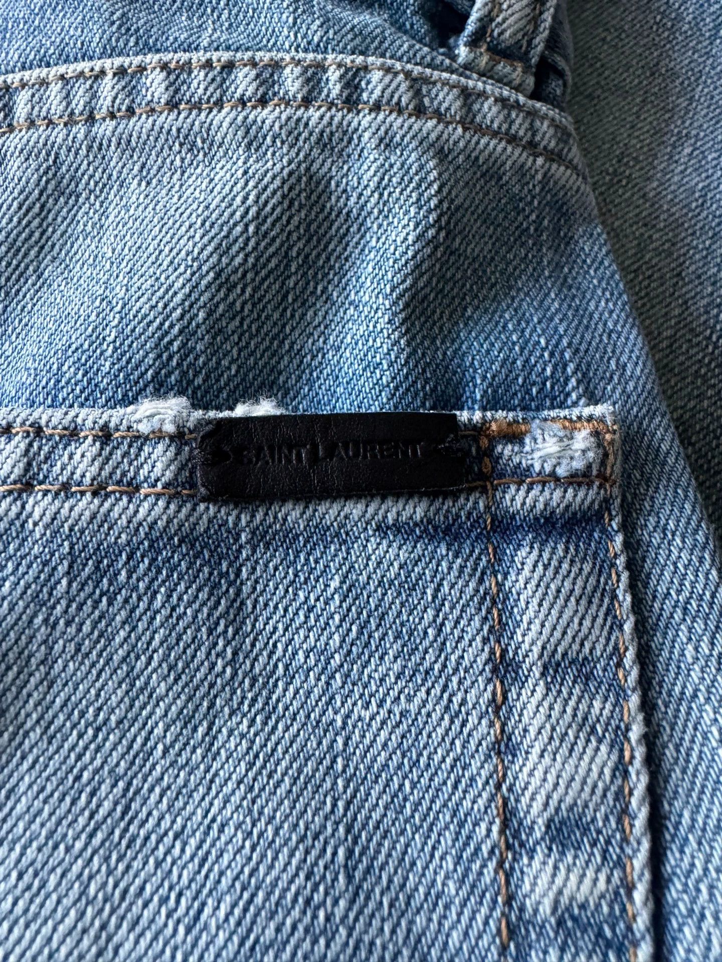 Saint Laurent Paris Saint Laurent women's Washed Premium 26 Jeans Shorts Size 26" / US 2 / IT 38 - 5 Thumbnail