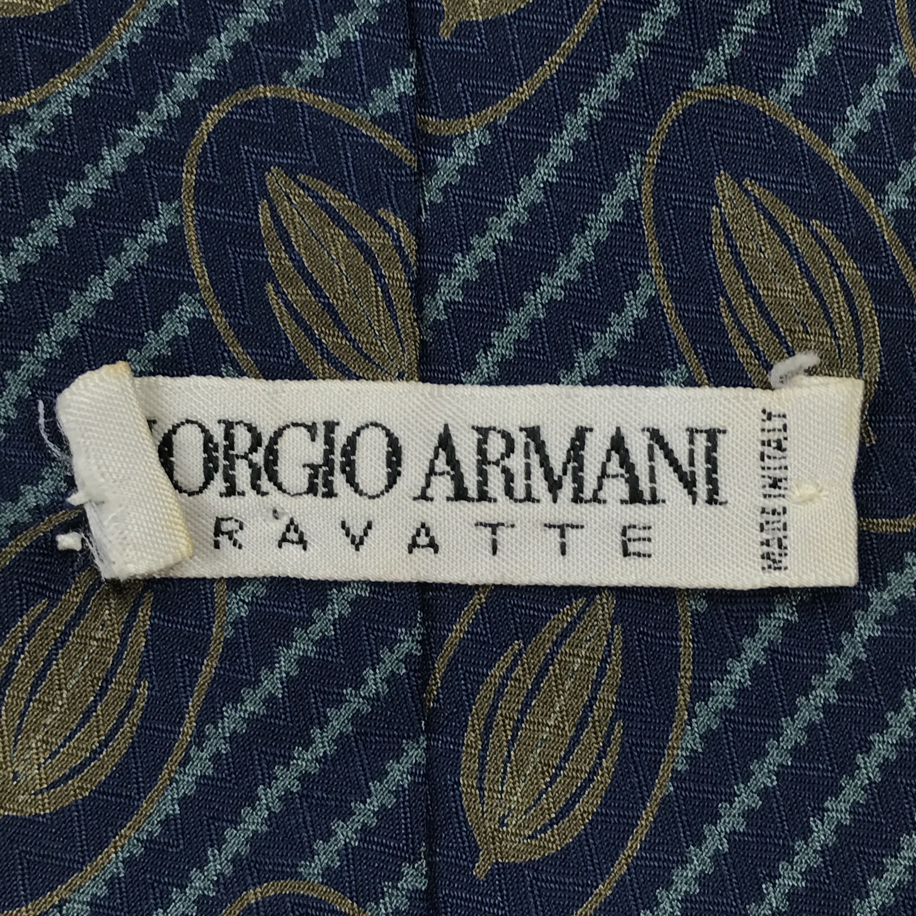 Giorgio Armani × Vintage Vintage Giorgio Armani Silk Necktie Size ONE SIZE - 7 Thumbnail