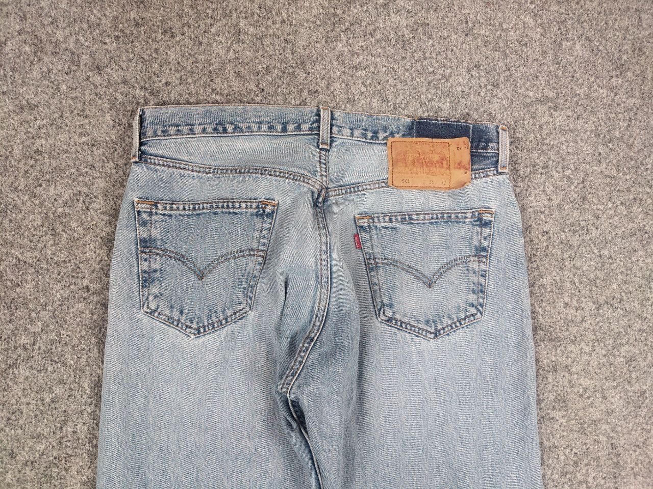 Levi's Rare Vintage 90's levis 501 x Sashiko Patchwork Denim Jeans Size US 36 / EU 52 - 10 Thumbnail