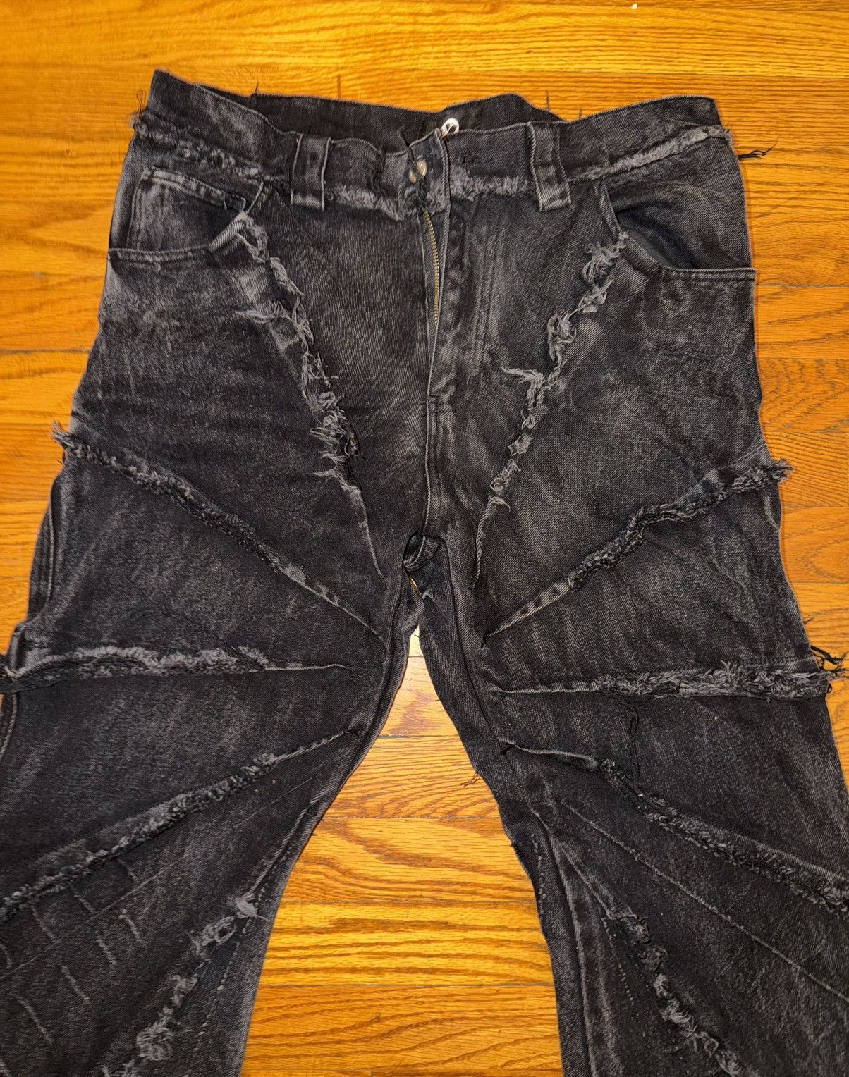 Other WEBBED WIDE FLARE JEANS size 34 Size US 34 / EU 50 - 3 Thumbnail