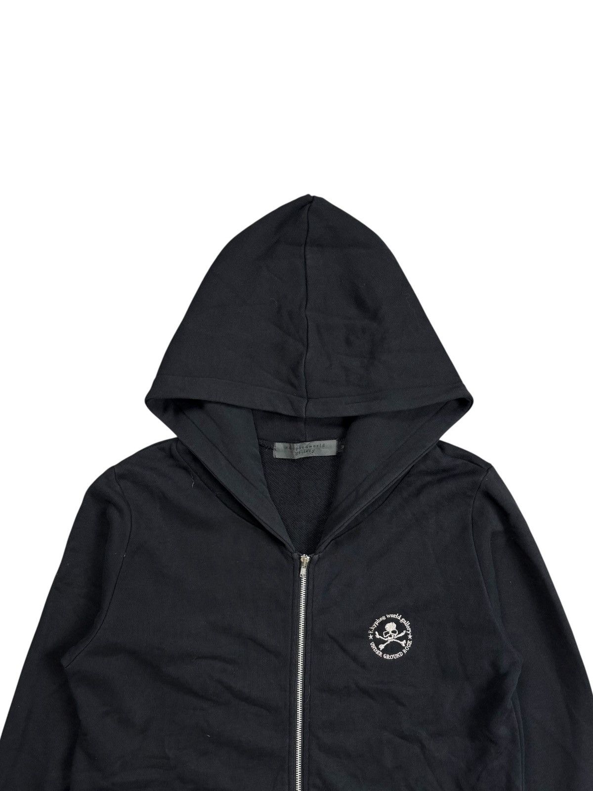 Hysteric Glamour 2000s Enhypen World Gallery - Beaded Skull Zip Hoodie Size US M / EU 48-50 / 2 - 3 Thumbnail