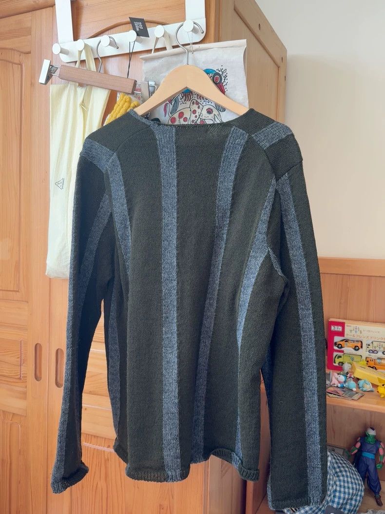 Comme des Garcons Comme Des Garcons Color blocked striped knitted sweater 25 Size L / US 10 / IT 46 - 2 Thumbnail