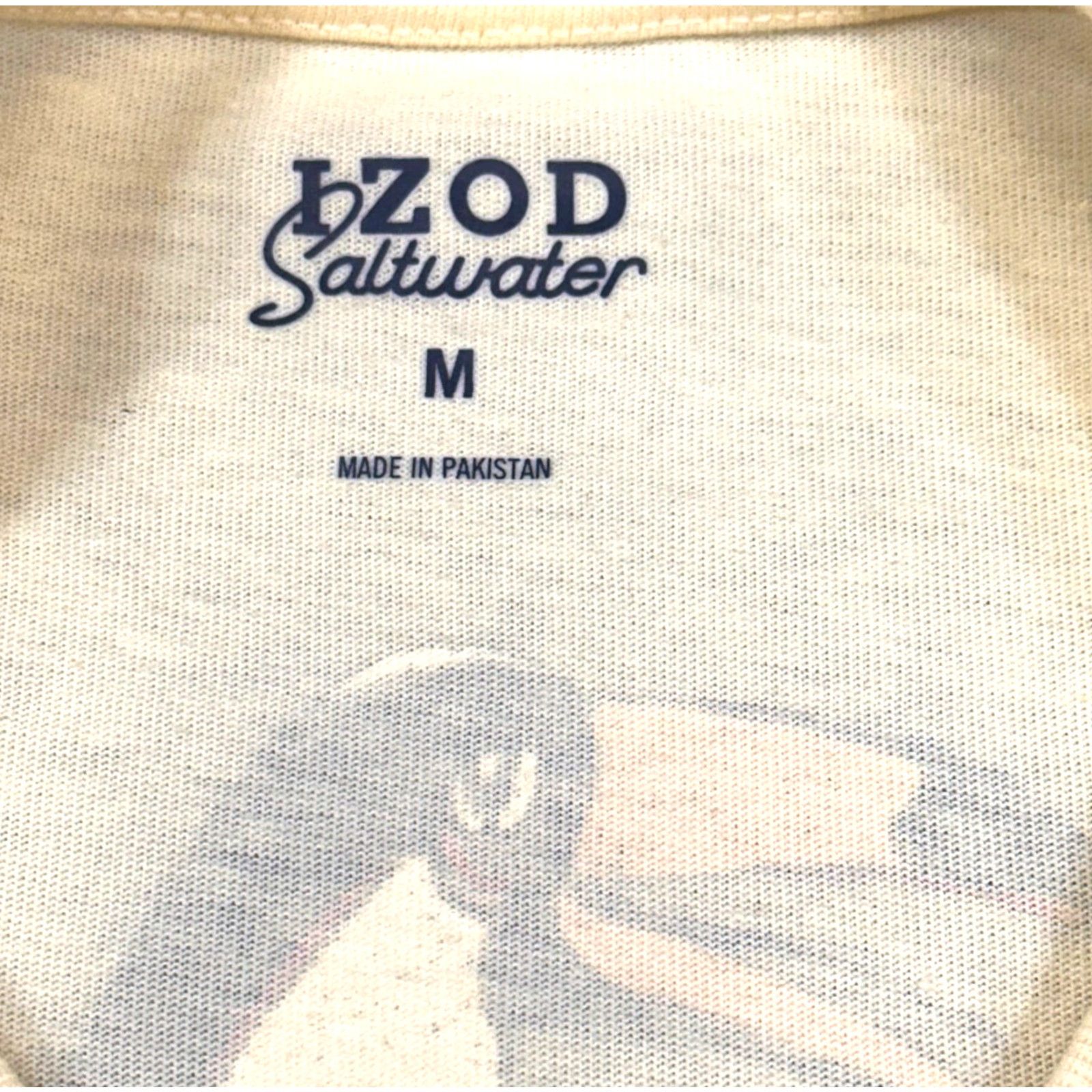 Izod IZOD Saltwater Mens Medium T-Shirt Crew Neck Yellow Toucan Double-Sided NWT Graphic Print 2020-2029 IS From Saltwater Line Size US M / EU 48-50 / 2 - 4 Thumbnail