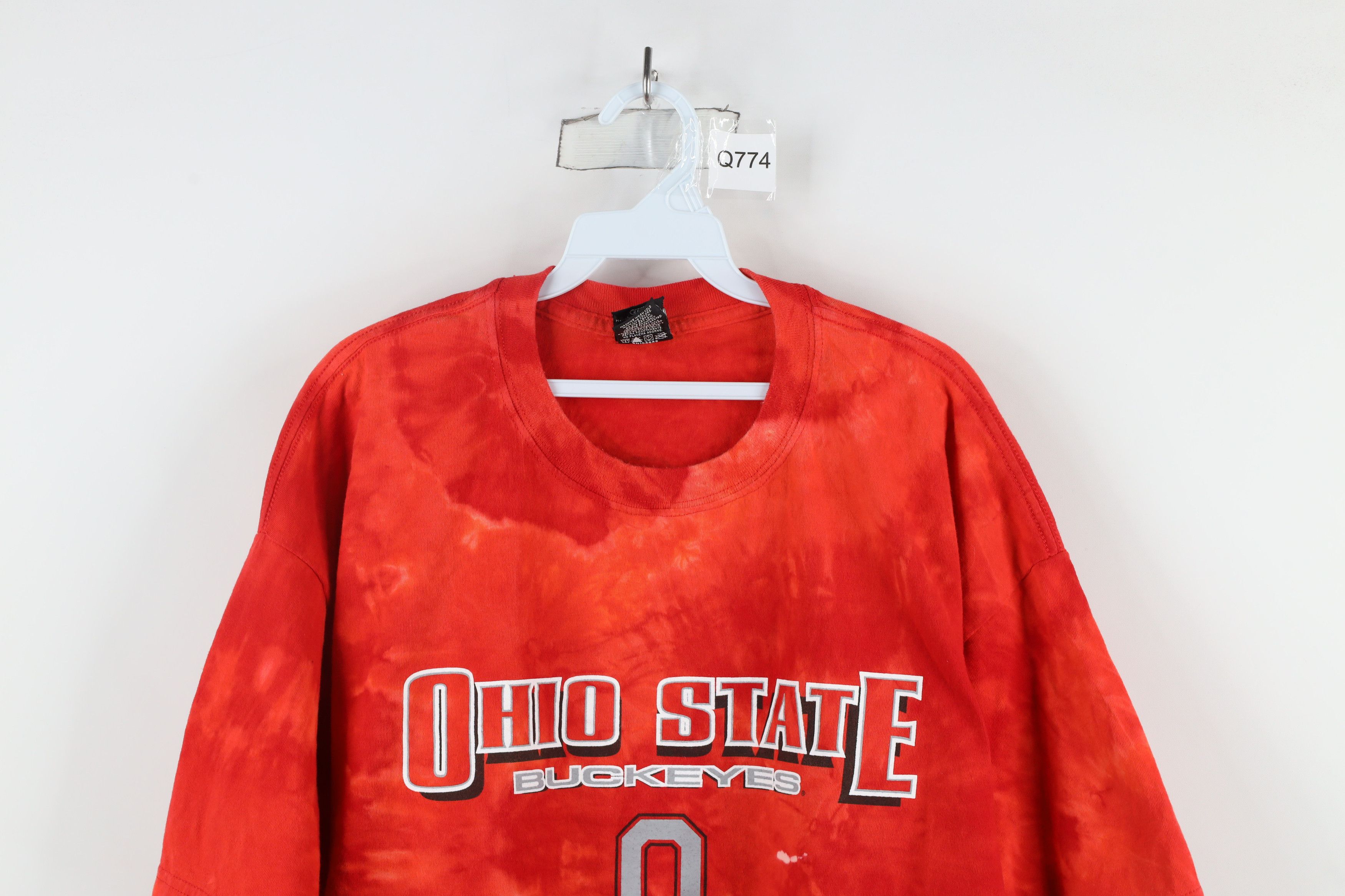 Starter × Vintage Vintage 90s Starter Acid Wash Ohio State University T-Shirt Size US XXL / EU 58 / 5 - 2 Thumbnail