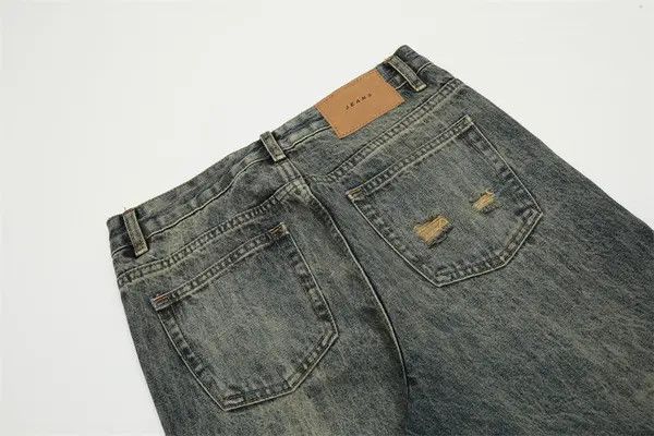 VIBE Distressed washed loose pocket ripped flared jeans Size US 32 / EU 48 - 5 Thumbnail